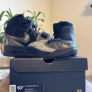 Nike Air Jordan Legacy 312 Black/Gray/ Army camo size men’s 10.5